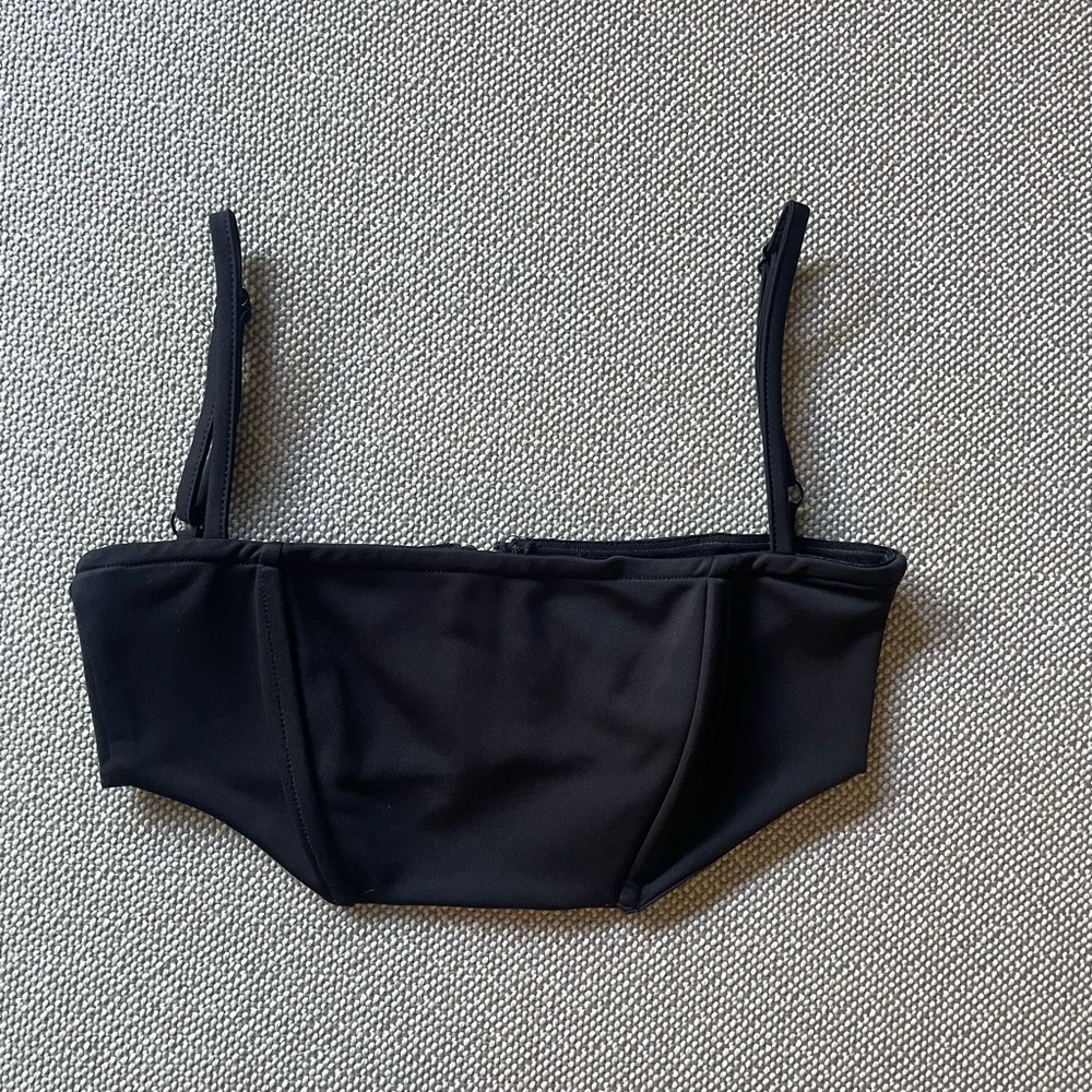 Steele Black Women's Cropped Bra Top